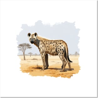 Spotted Hyena Posters and Art